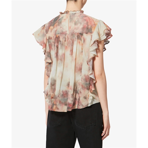 Isabel Marant Etoile Daliyane Bluse, Beige 